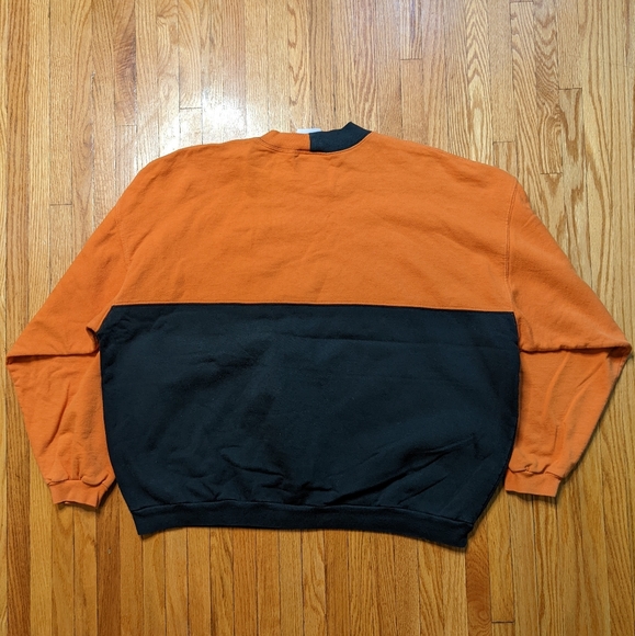 ❌SOLD❌ Vintage 90's Disney Lion King Sweater Orange Black Men's Large Adult - Picture 9 of 15